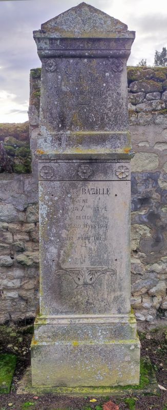BAZILLE Louis Tombe
